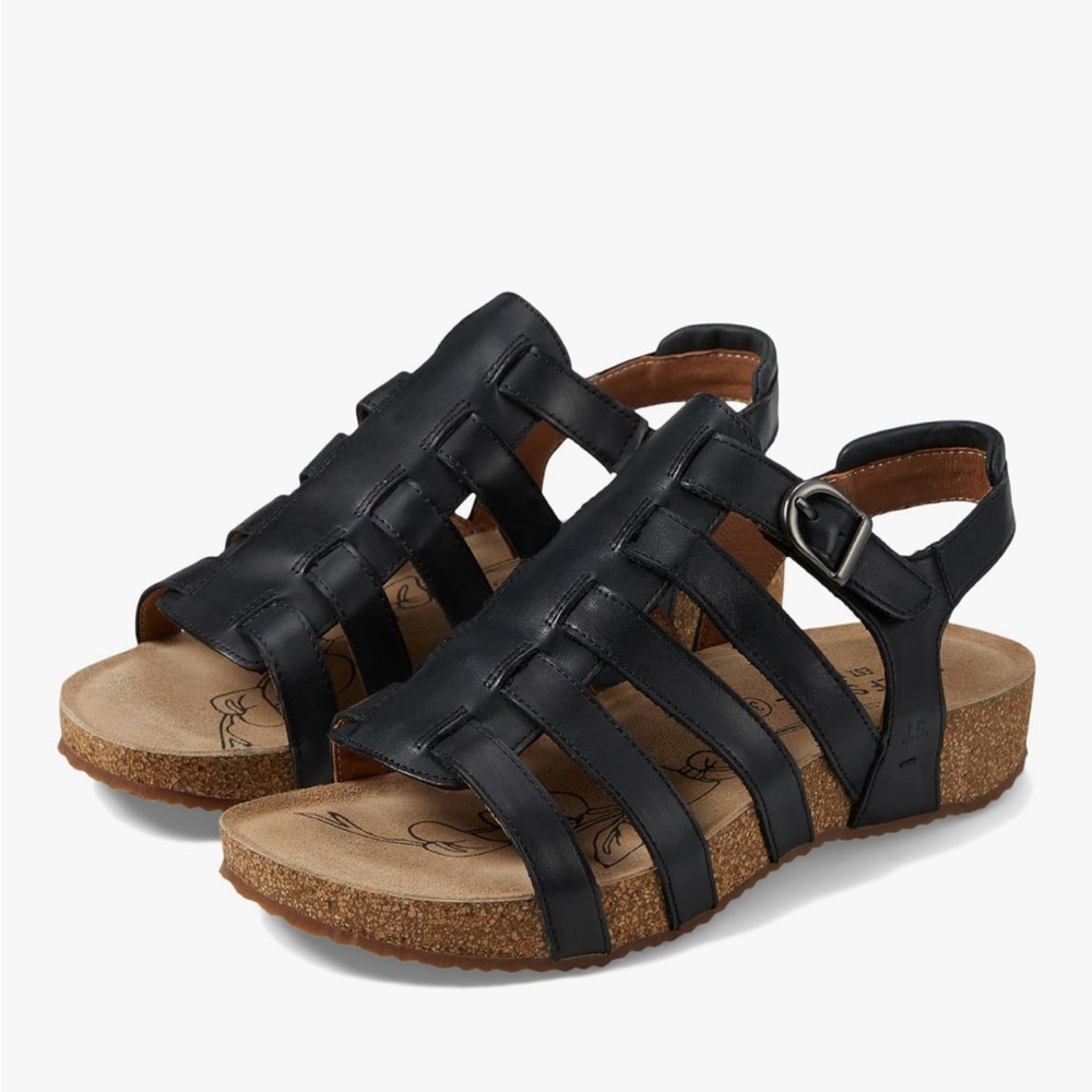 Josef Seibel Black Sandals